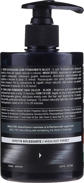 Toner koloryzujący do włosów - Black Professional Line Semi-Permanent Coloring Toner — Zdjęcie N2