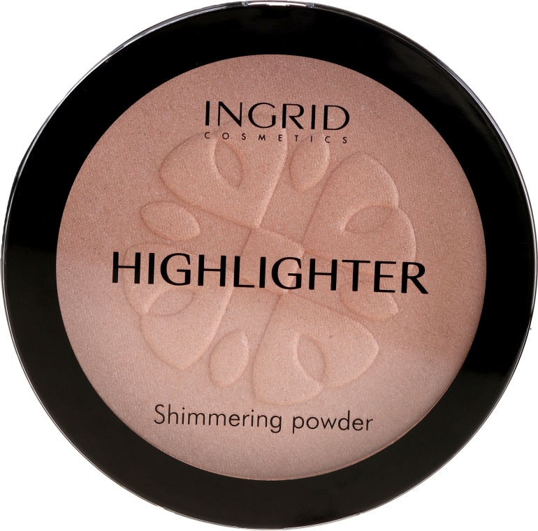 Rozświetlający puder w kompakcie - Ingrid Cosmetics HD Beauty Innovation Shimmer Powder — Zdjęcie N1