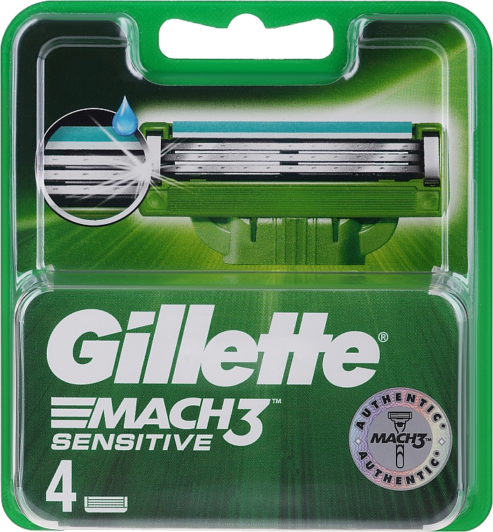 Wymienne wkłady do maszynki, 4 szt. - Gillette Mach3 Sensitive