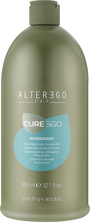 Szampon nawilżający do częstego stosowania - Alter Ego CureEgo Hydraday Frequent Use Shampoo — Zdjęcie N2