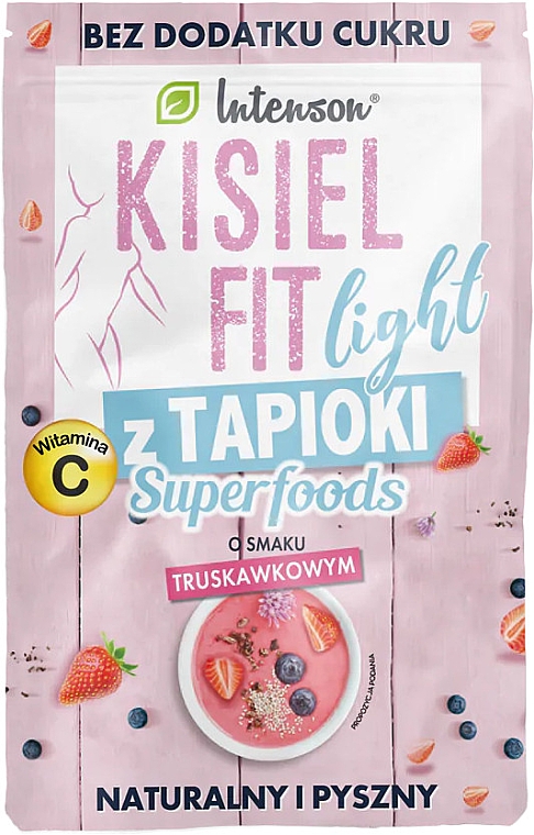 Suplement diety Kissel-fit z tapioki, truskawka - Intenson Kisiel Fit — Zdjęcie N1