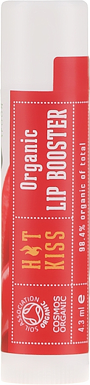 Organiczny balsam do ust - Wooden Spoon Organic Lip Booster Hot Kiss — Zdjęcie N1