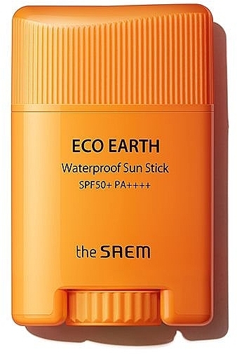 Wodoodporny sztyft do opalania twarzy - The Saem Eco Earth Waterproof Sun Stick SPF50+ PA++++ — Zdjęcie N1
