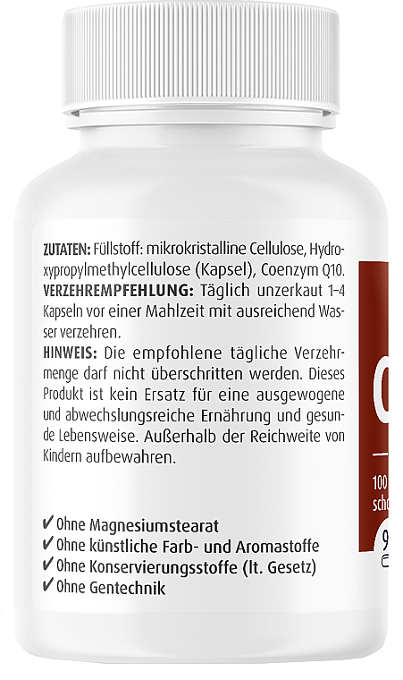 Suplement diety Koenzym Q10, 30 mg - ZeinPharma  — Zdjęcie N2