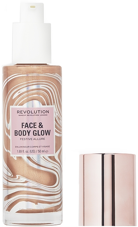 Rozświetlacz do twarzy i ciała - Makeup Revolution Festive Allure Face & Body Glow — Zdjęcie N2
