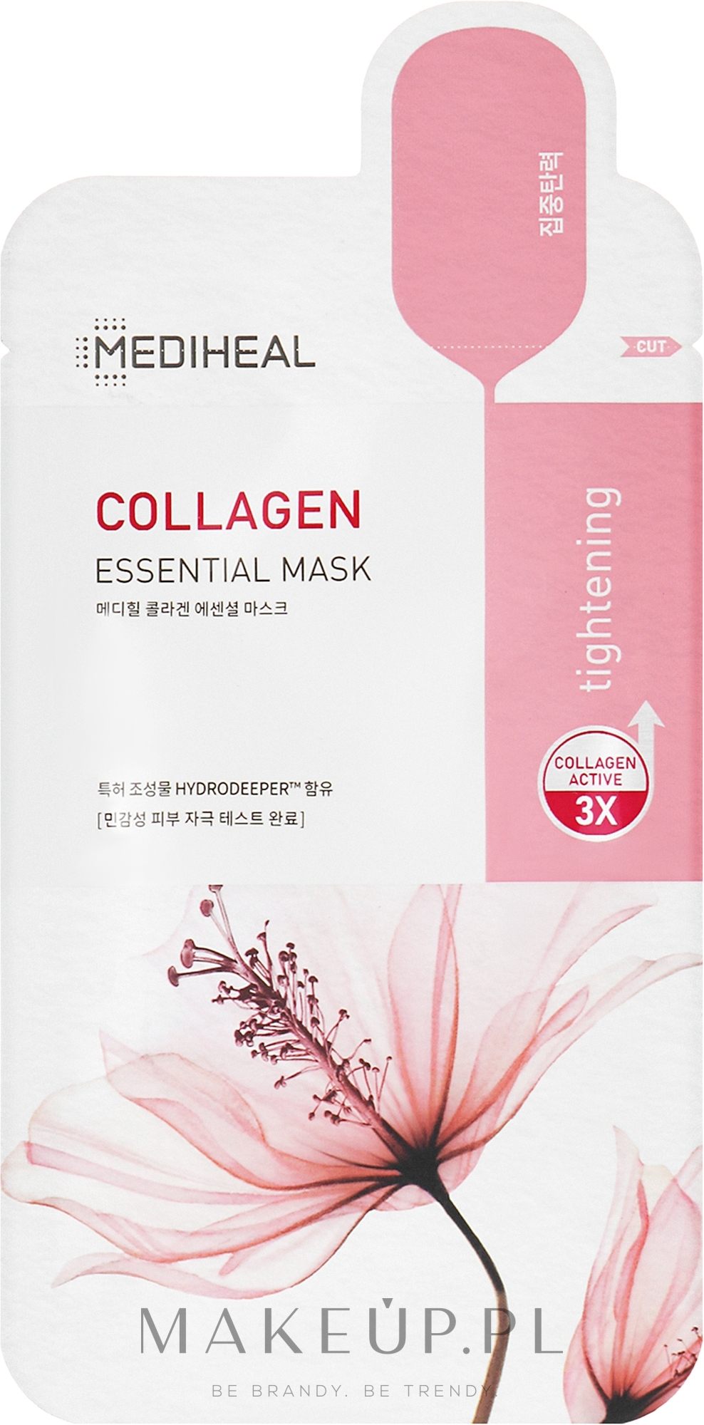 Tkankowa maseczka do twarzy z kolagenem - Mediheal Collagen Essential Mask — Zdjęcie 24 ml