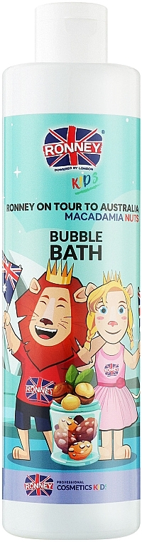 Płyn do kąpieli Orzechy makadamia - Ronney Professional Kids On Tour To Australia Bubble Bath