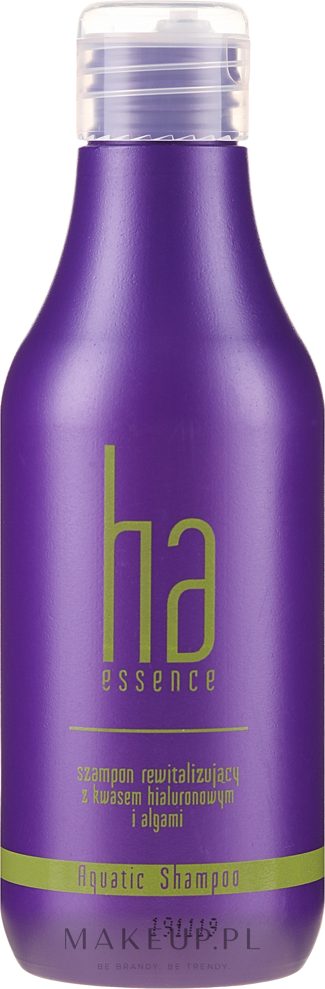 Rewitalizujący szampon do włosów z kwasem hialuronowym i algami - Stapiz Ha Essence Aquatic — Zdjęcie 300 ml