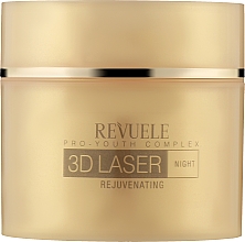 Krem do twarzy na noc - Revuele 3D Laser Pro-Youth Complex Night Cream — Zdjęcie N1