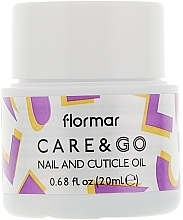 Olejek do paznokci i skórek - Flormar Care & Go Nail and Cuticle Oil — Zdjęcie N1