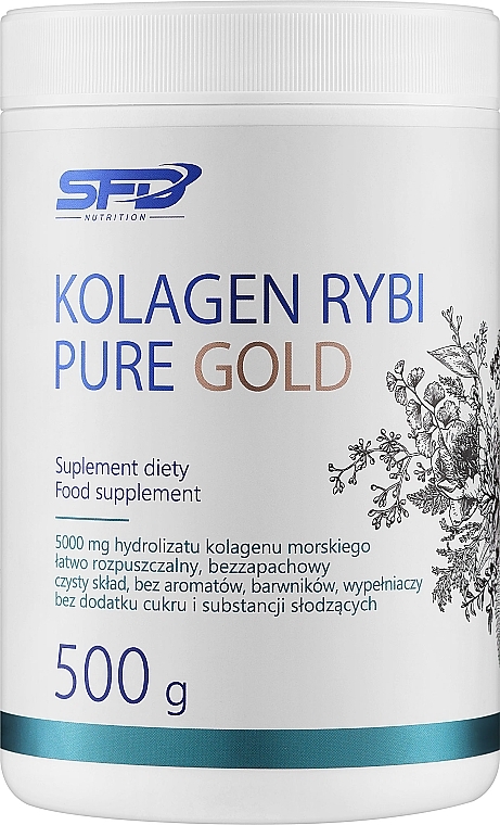 Suplement diety Kolagen rybny, w proszku - SFD Nutrition Kolagen Rybi Rure Gold — Zdjęcie N1