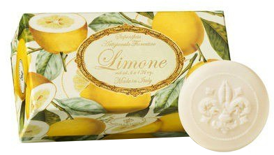 Zestaw mydeł w kostce Cytryna - Saponificio Artigianale Fiorentino Lemon (6 x soap 50 g) — Zdjęcie N3