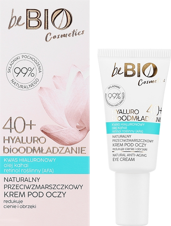 Krem do skóry wokół oczu	 - BeBio Eye Cream 40+ — Zdjęcie N2