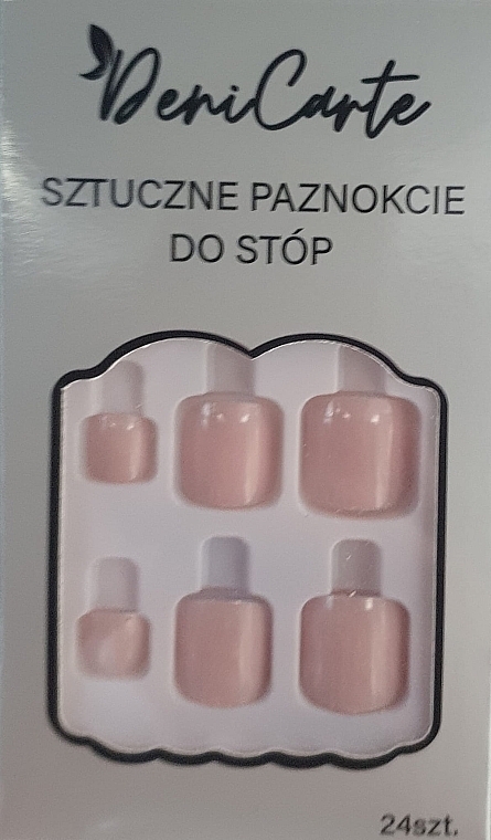 Tipsy do stóp, 24 sztuki - Deni Carte Nails 7264 — Zdjęcie N1