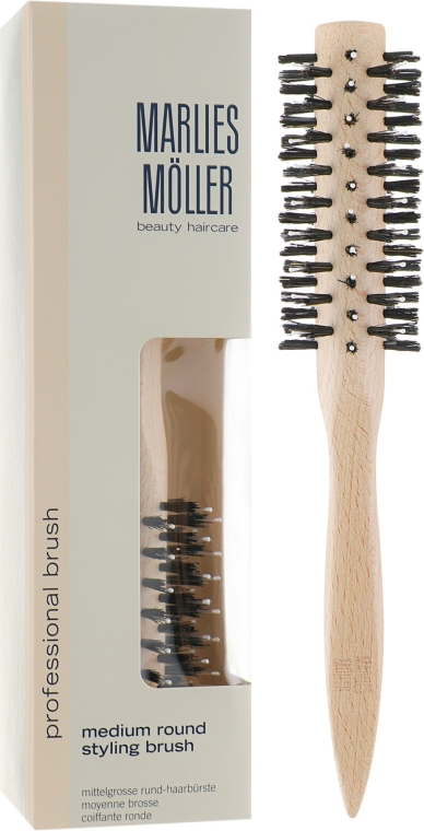 Okrągła szczotka do stylizacji włosów - Marlies Moller Medium Round Styling Brush — Zdjęcie N1
