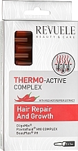 Ampułki stymulujące porost włosów - Revuele Thermo Active Complex Hair Repair And Growth Ampoules — Zdjęcie N1