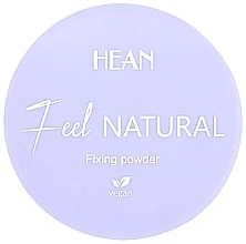 Puder utrwalający do twarzy - Hean Feel Natural Fixing Powder — Zdjęcie N1