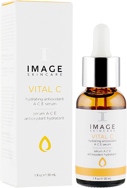 Nawilżające serum przeciwutleniające z witaminami A, C i E - Image Skincare Vital C Hydrating A C & E Serum — Zdjęcie N1
