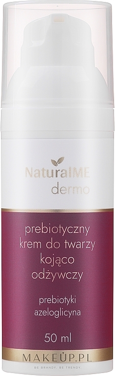 PREZENT! Kojąco-odżywczy prebiotyczny krem do twarzy - NaturalME Dermo — Zdjęcie N1