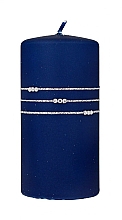 Kup Świeca dekoracyjna, 7 x 14 cm, niebieska - Artman Kolia Mat