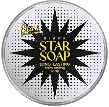 Czarne mydło do stylizacji brwi - Stars from The Stars Black Star Soap — Zdjęcie N1