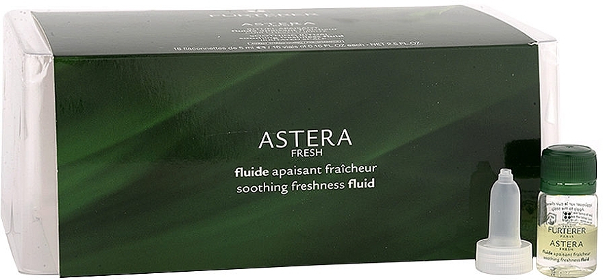 Odświeżająco-kojący fluid w ampułkach do włosów - Rene Furterer Astera Soothing Fluid — Zdjęcie N1