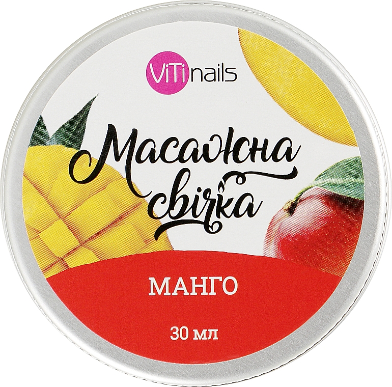 Świeca do masażu z mango - ViTinails — Zdjęcie N1