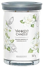 Świeca zapachowa na podstawce White Gardenia, 2 knoty - Yankee Candle White Gardenia Tumbler — Zdjęcie N1