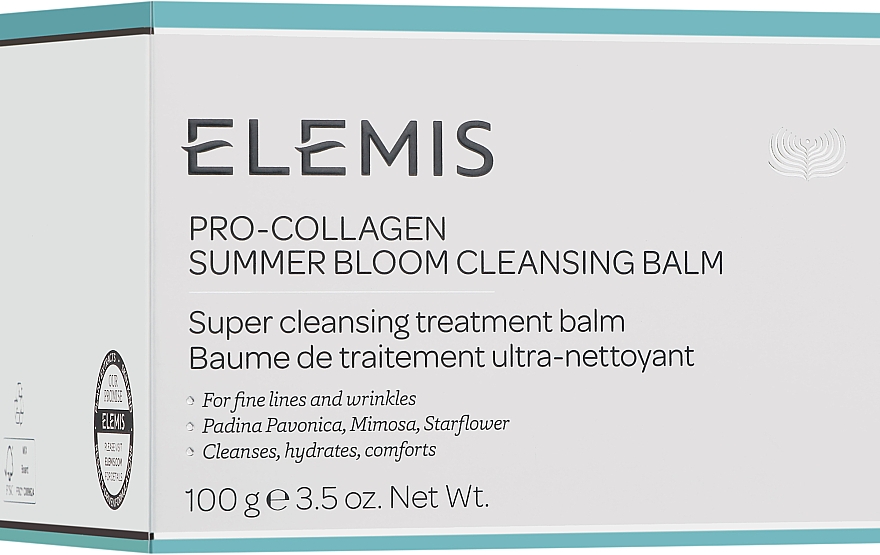 Odżywczy balsam oczyszczający do twarzy - Elemis Pro-Collagen Summer Bloom Cleansing Balm — Zdjęcie N1