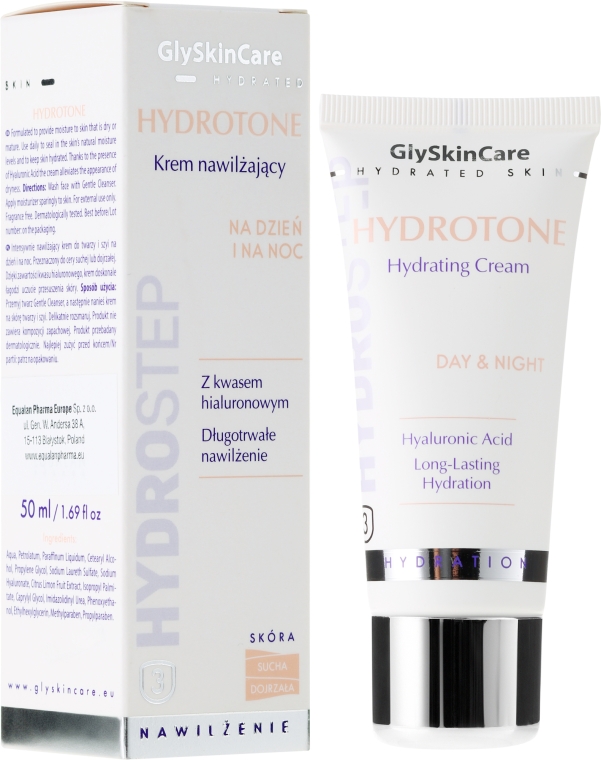 Intensywnie nawilżający krem na dzień i noc - GlySkinCare Hydrotone Hydrating Cream