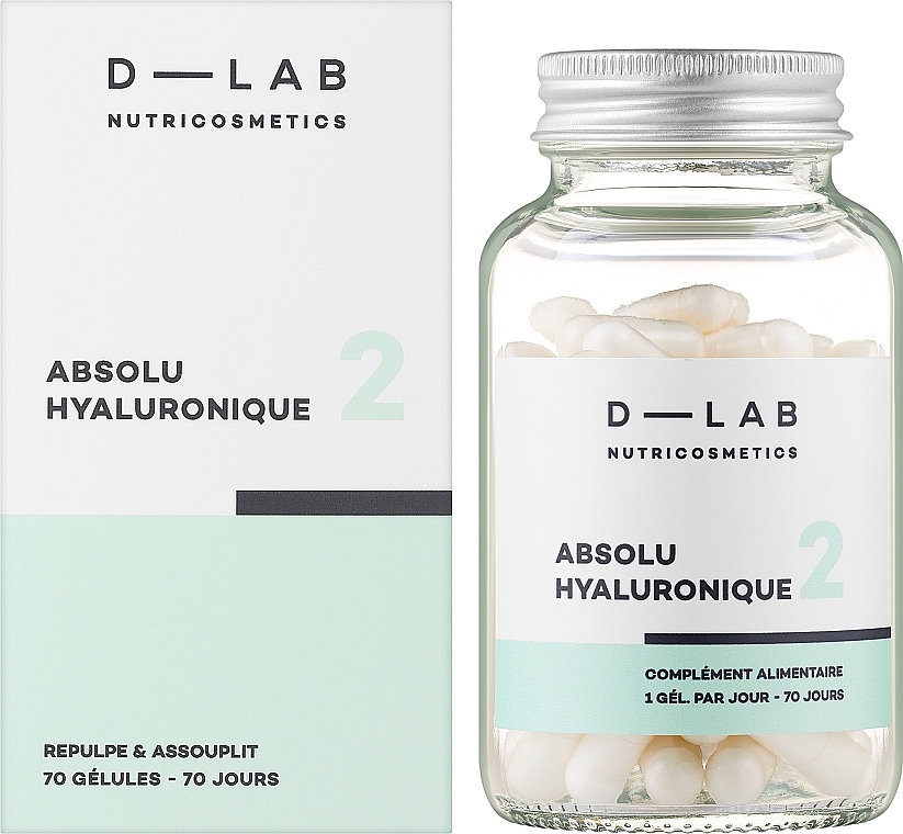 Suplement diety z kwasem hialuronowym - D-Lab Nutricosmetics Pure Hyaluronic — Zdjęcie N2