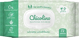 Kup Chusteczki nawilżane dla dzieci od pierwszych dni życia Aloe Vera, 72 szt. - Chicolino