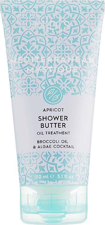 Krem pod prysznic z olejem z nasion brokuła i koktajlem algowym Morela - Mades Cosmetics Mediterranean Mystique Shower Butter