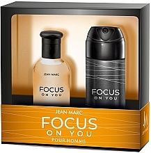 Zestaw - Jean Marc Focus On You (deo/150ml + edt/100ml) — Zdjęcie N1