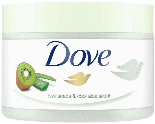 Peeling do ciała - Dove Exfoliating Body Scrub Kiwi Seeds & Cool Aloe — фото N1