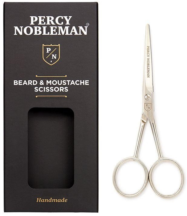 Nożyczki do brody i wąsów - Percy Nobleman Beard & Moustache Scissors  — Zdjęcie N1