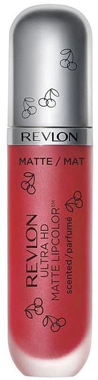 Pomadka w płynie The Cherry Reds - Revlon Ultra HD Matte Lipcolor Scented — Zdjęcie N1