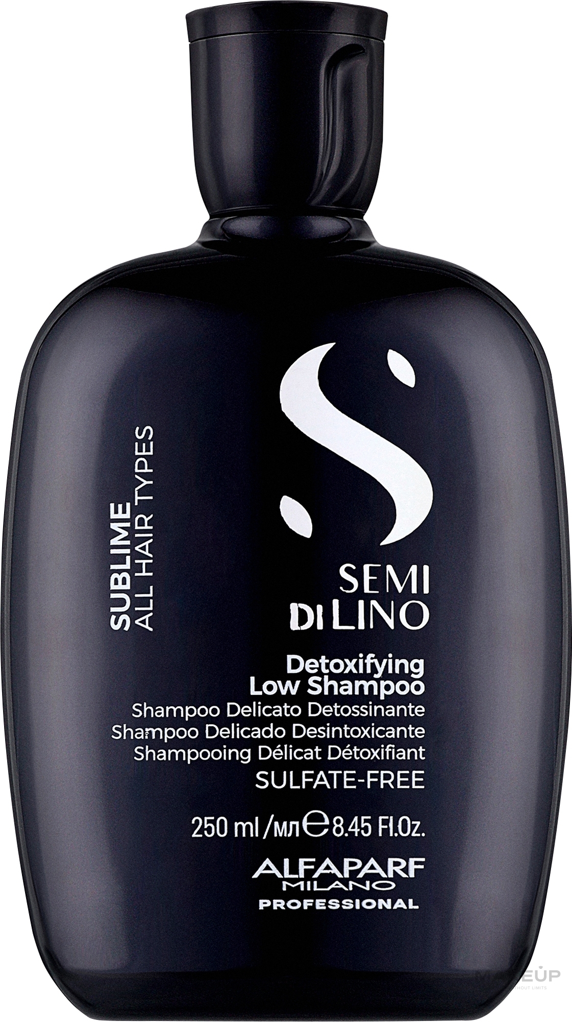 Szampon do wszystkich rodzajów włosów - Alfaparf Semi Di Lino Sublime Detoxifying Low Shampoo — Zdjęcie 250 ml