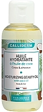 Olejek do ciała i włosów - Calliderm Huile Hydratante Coconut — Zdjęcie N1