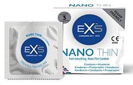 Kup Ultracienkie prezerwatywy, 3 szt. - EXS Condoms Nano Thin Ultra