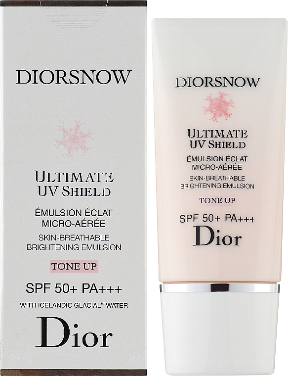 Emulsja przeciwsłoneczna do twarzy - Dior Diorsnow Ultimate UV Shield Skin-Breathable Brightening Emulsion SPF50-PA++++ — Zdjęcie N2