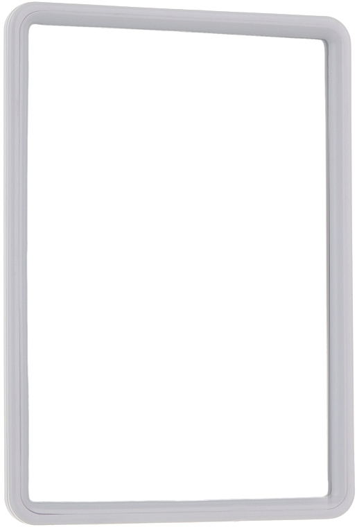 Lusterko kosmetyczne w ramce 10x14 cm, białe - Titania