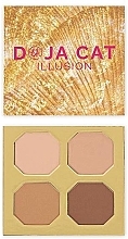 Paleta do konturowania twarzy - BH Cosmetics X Doja Cat Illusion Powder Contour Palette — Zdjęcie N1