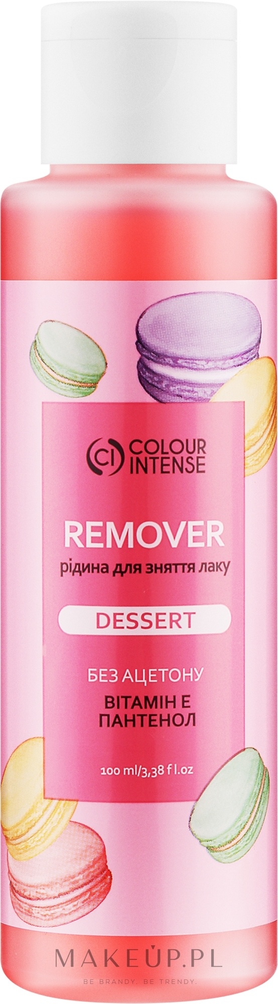 Zmywacz do paznokci bez acetonu Dessert - Colour Intense Remover Dessert — Zdjęcie 100 ml