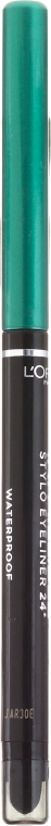 Automatyczna kredka do oczu z gąbeczką i wbudowaną temperówką - L'Oreal Paris Infaillible Stylo Eyeliner — Zdjęcie N2