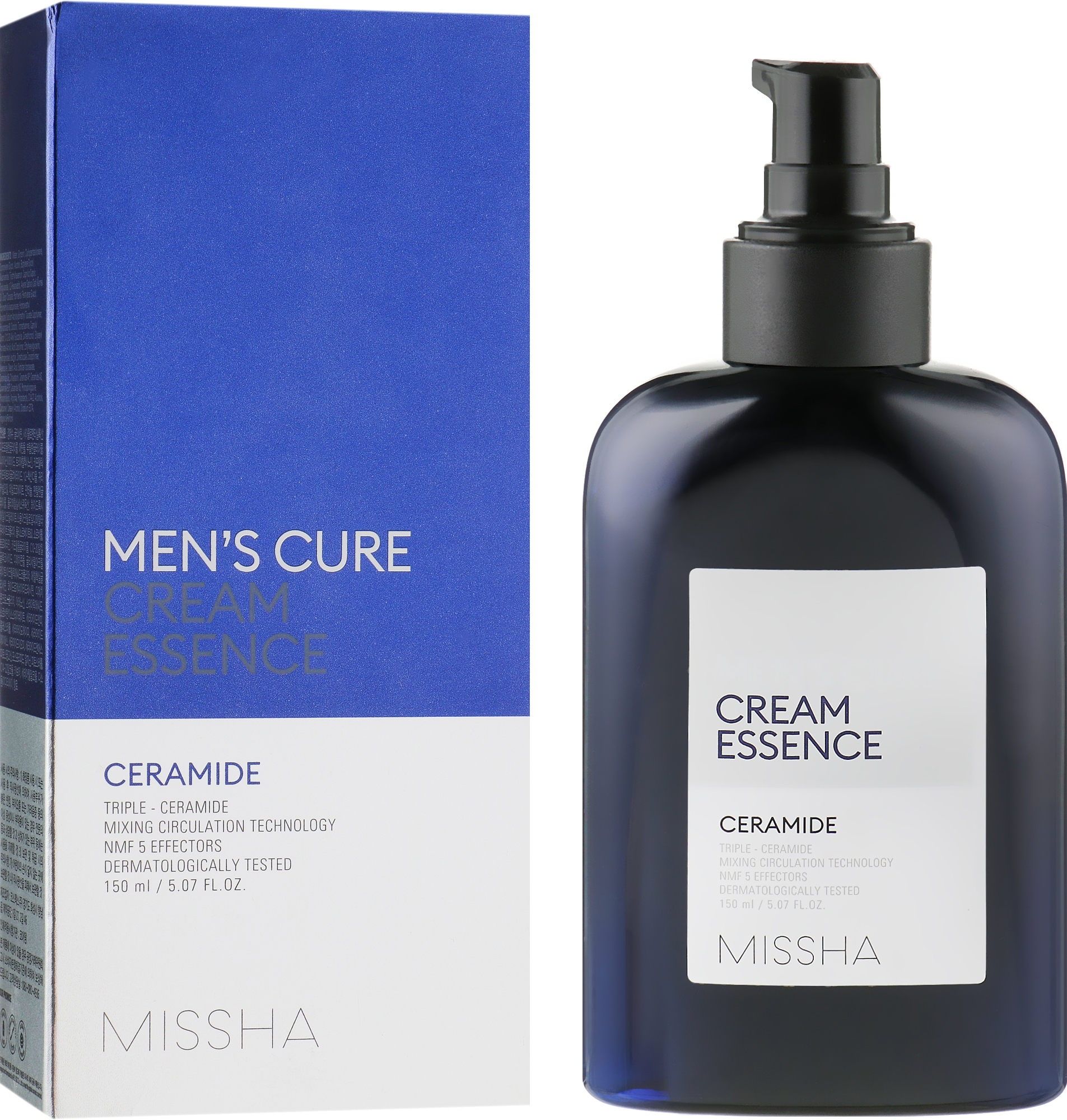 Kremowa esencja z ceramidami - Missha Mens Cure Cream Essence — Zdjęcie 150 ml