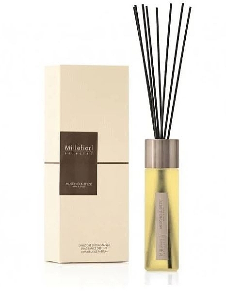 Dyfuzor zapachowy - Millefiori Milano Selected Muschio & Spezie Fragrance Diffuser  — Zdjęcie N1