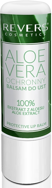 Balsam do ust z wyciągiem z aloesu - Revers Cosmetics Aloe Vera Protective Lip Balm — Zdjęcie N1