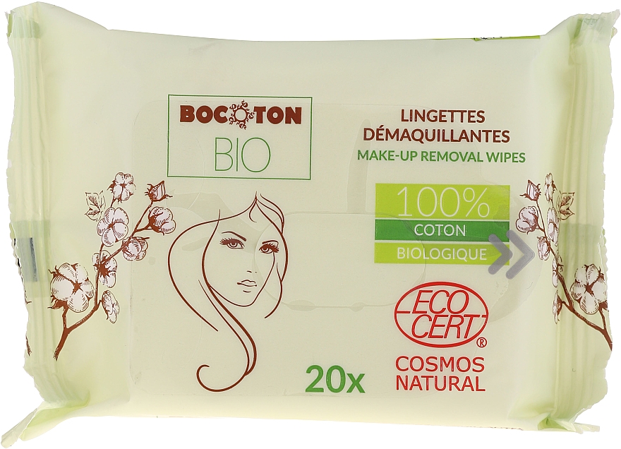 Organiczne chusteczki do demakijażu - Bocoton Bio Hydra — Zdjęcie N1