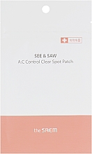 Przeciwzapalne plastry na zmiany trądzikowe - The Saem See & Saw A.C Control Spot Patch — Zdjęcie N1